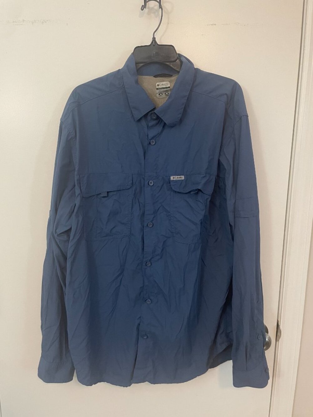 Blue Columbia Hiking shirt size XL